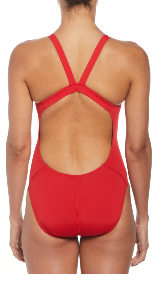 NWT Nike HydraStrong Fastback One Piece Swimsuit Women’s 24 University Red Solid