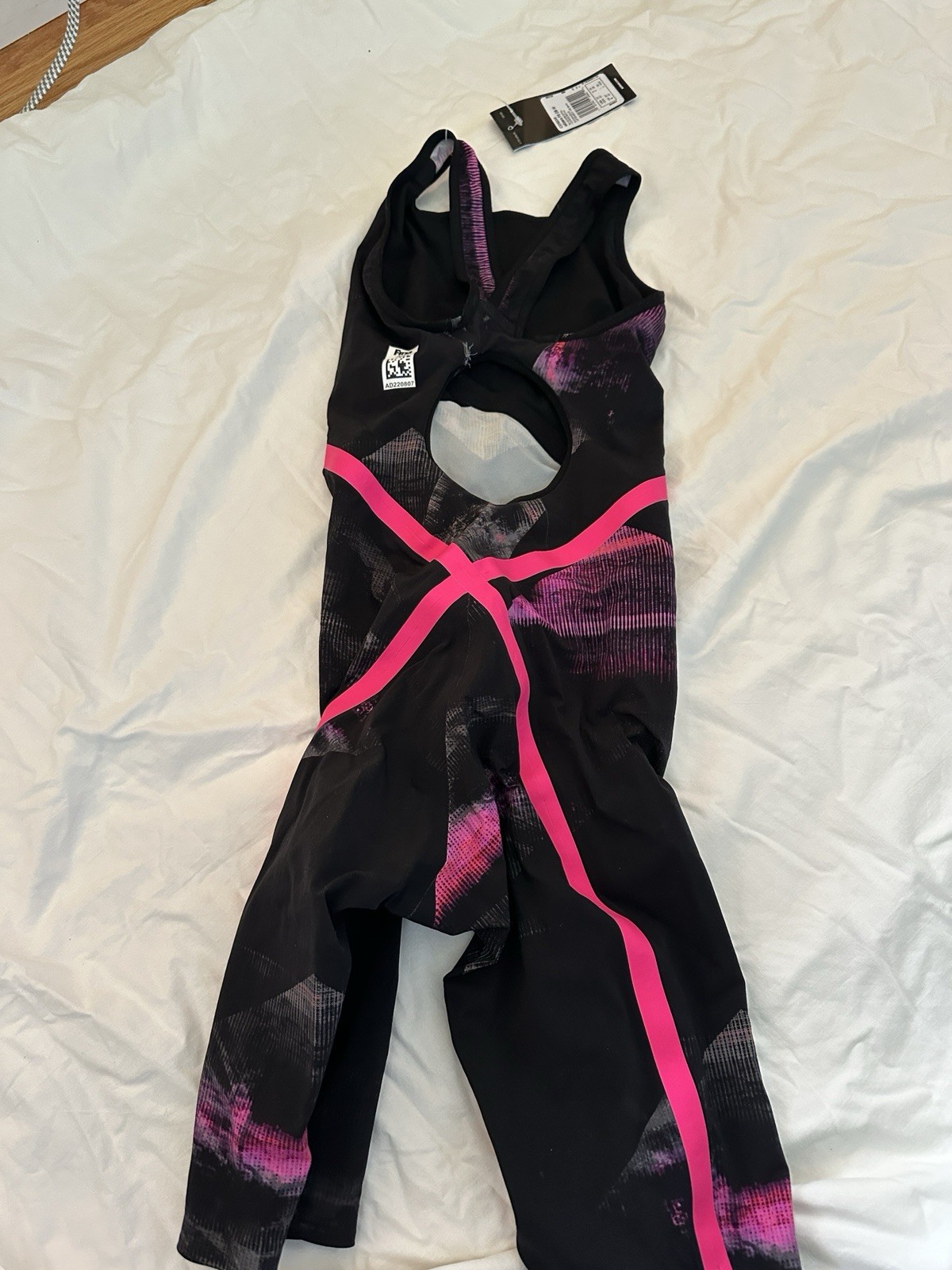 Women’s Adidas Adizero XVIII Freestyle Closed Back FINA Swimsuit SZ 20in REPAIR