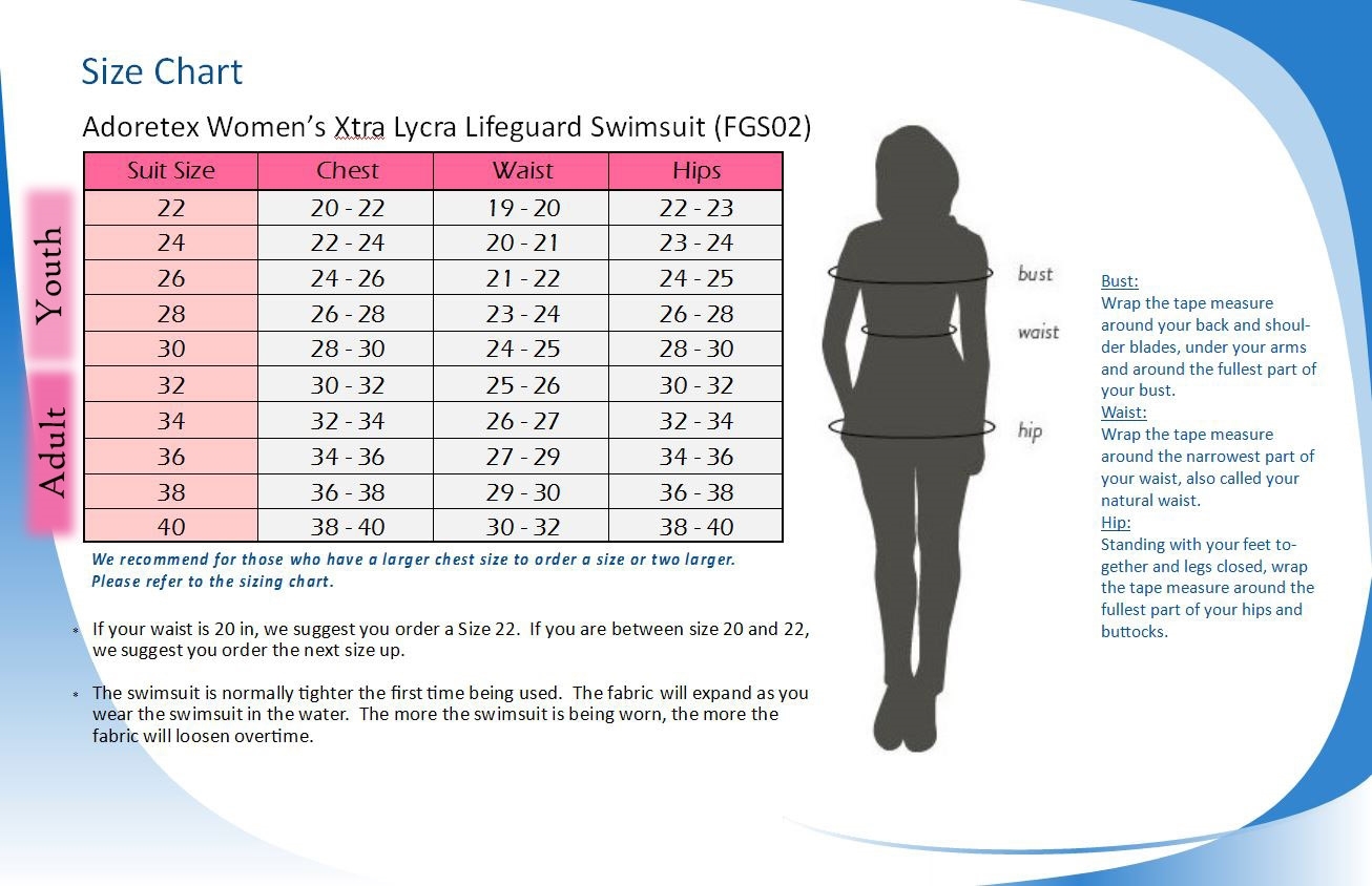 Adoretex Women Guard Lycra Xtra Life Swimsuit