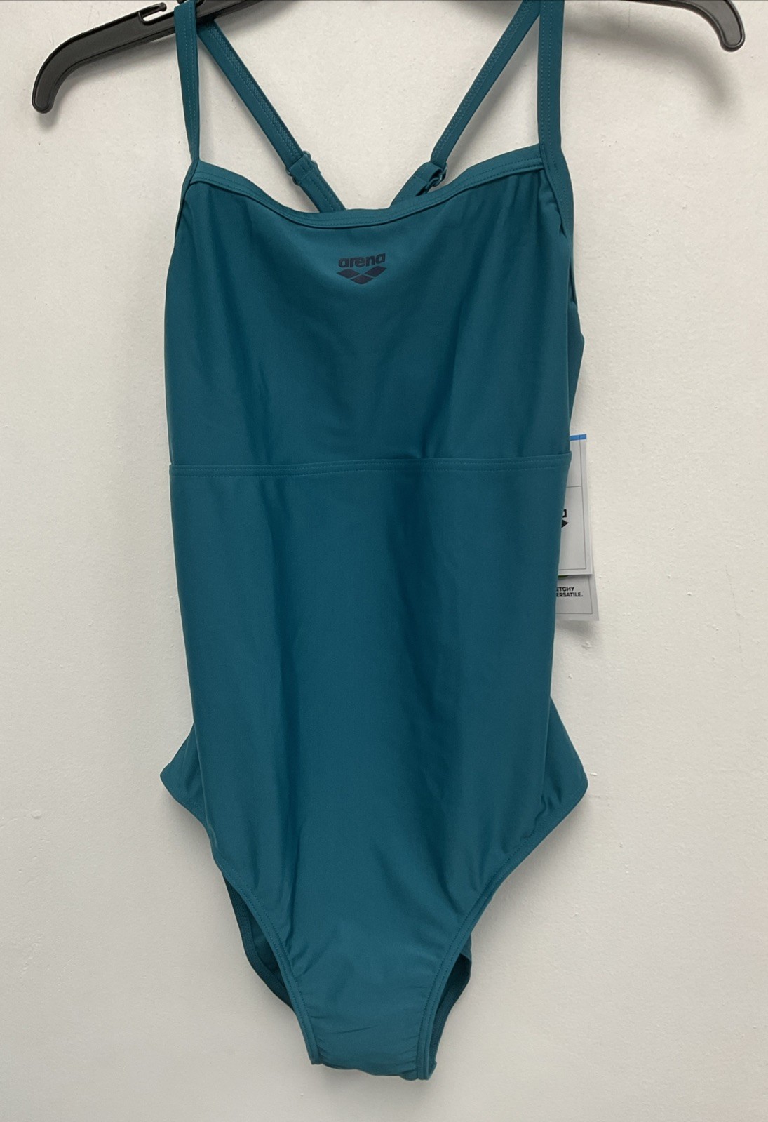 Arena One Piece Competitive Swimwear – Lightdrop Back – Deep Teal – Size 38 -NEW