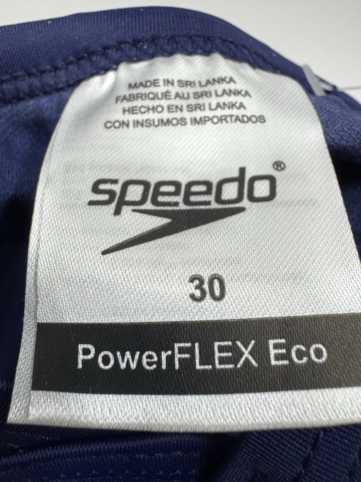 Speedo Women’s Flyback 434 Swimsuit – Speedo Navy – Size 30 – New Without Tags