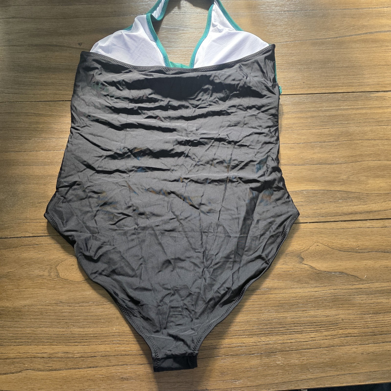 RXRXCOU Swimsuit Tummy Control V Neck Swimwear Halter Top Women’s XXL