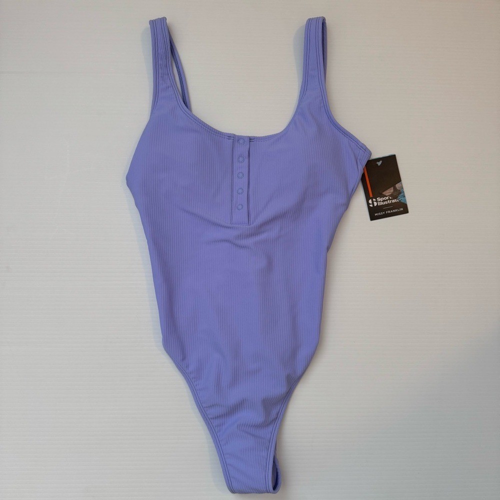 Sports Illustrated Missy Franklin Textured One Piece Swimsuit Size Small