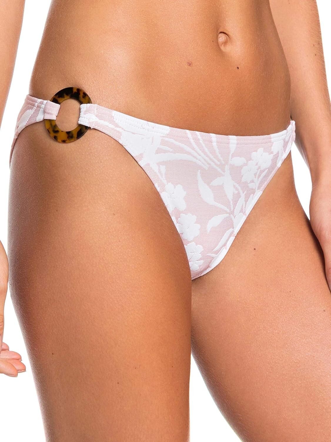 Roxy – Womens Groovy Wave Mini Bo Bikini Bottom Ash Rose Large NWT