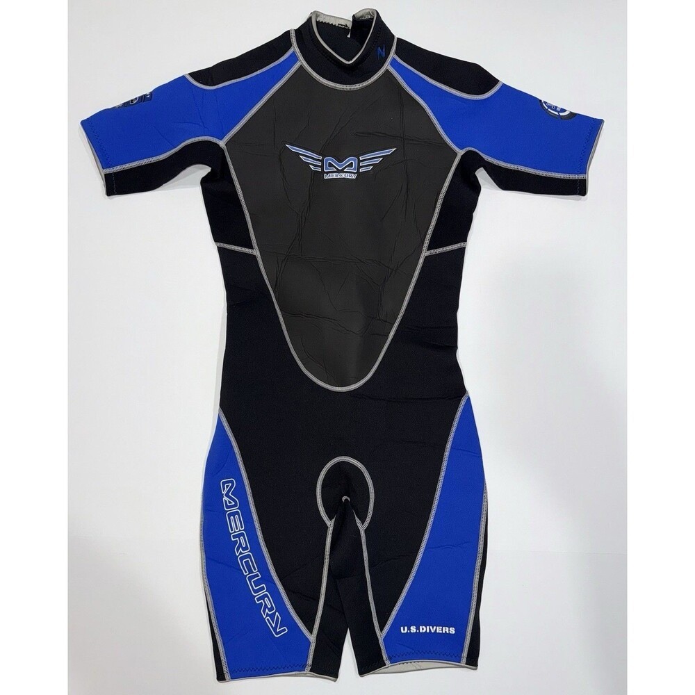 Mercury US Divers Wetsuit Adult Small Black Surfing Diving Jet Ski Watersports