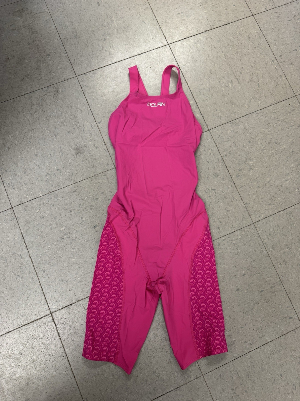 Dolfin Titanium Female Knee Tech Suit Swimsuit Size 34 Pre-owned Worn 3 Times