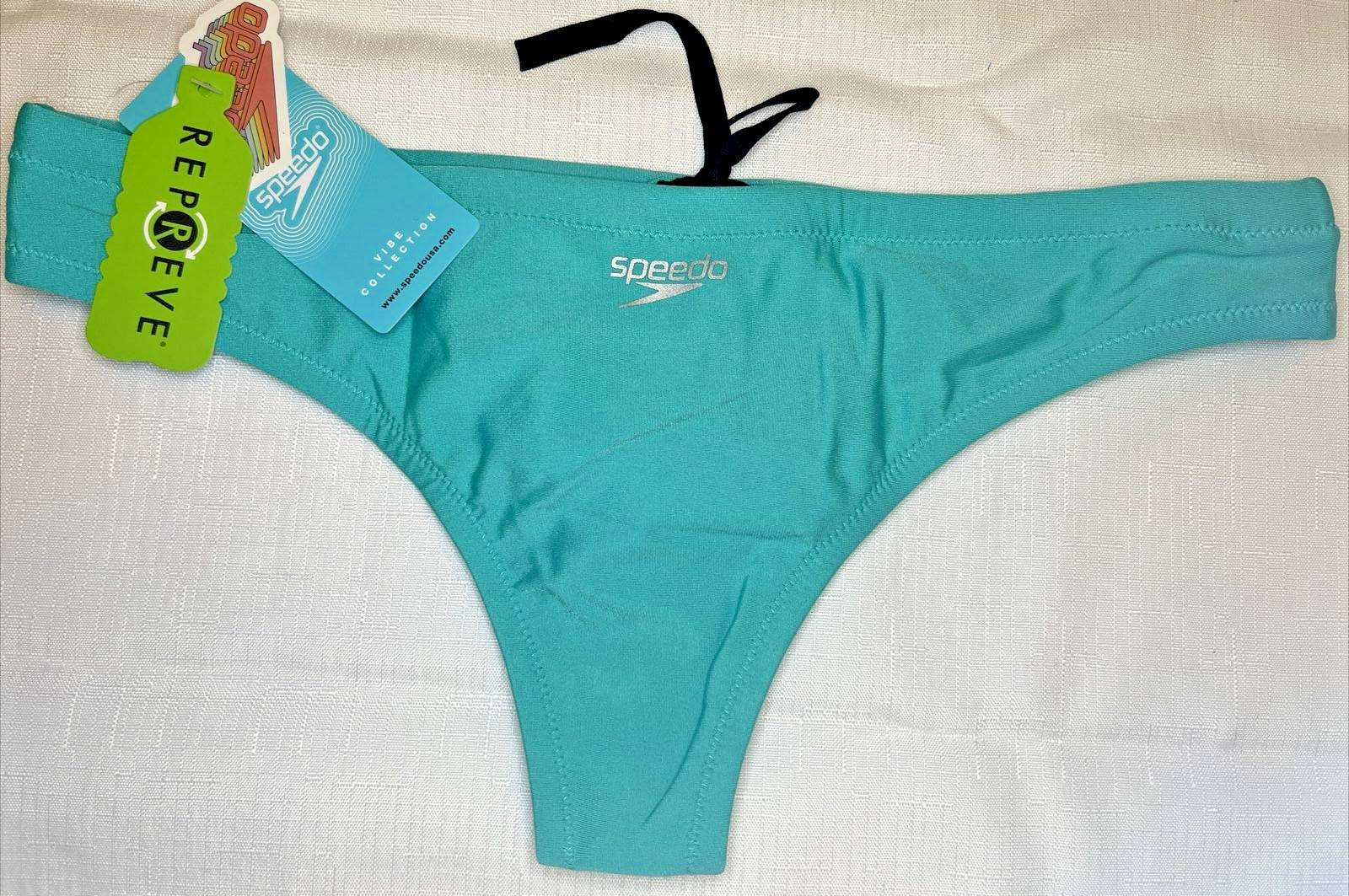 SPEEDO Women’s Swimsuit Bottom Bikini Endurance Cheeky Hipster GREEN – SIZE M