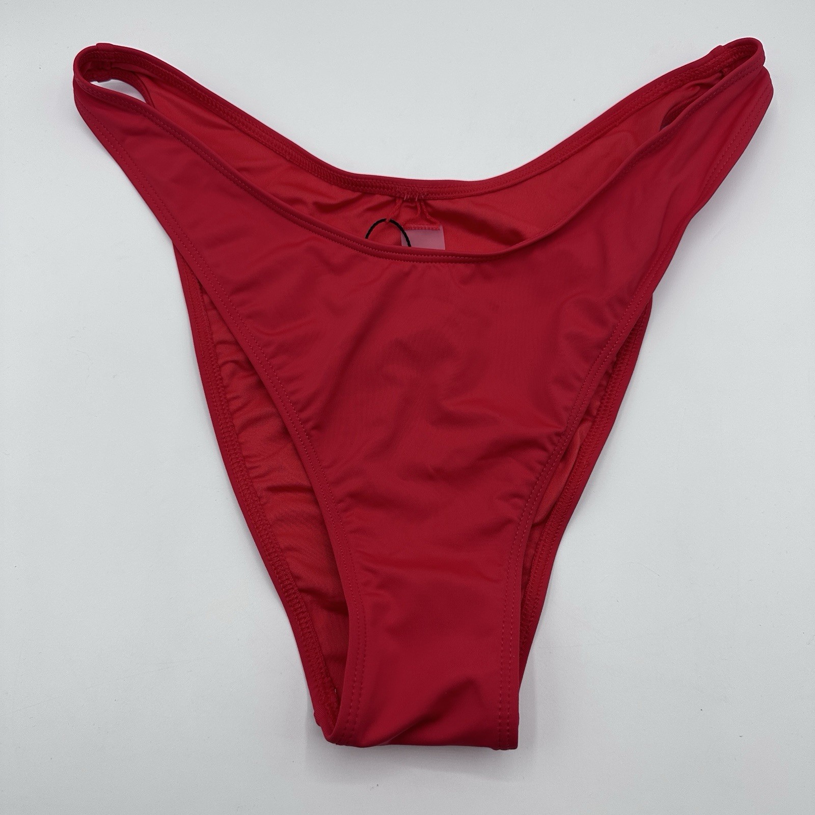 Garage Womens Swim Boomerang Cheeky Bikini Bottom Size Medium Candied Apple