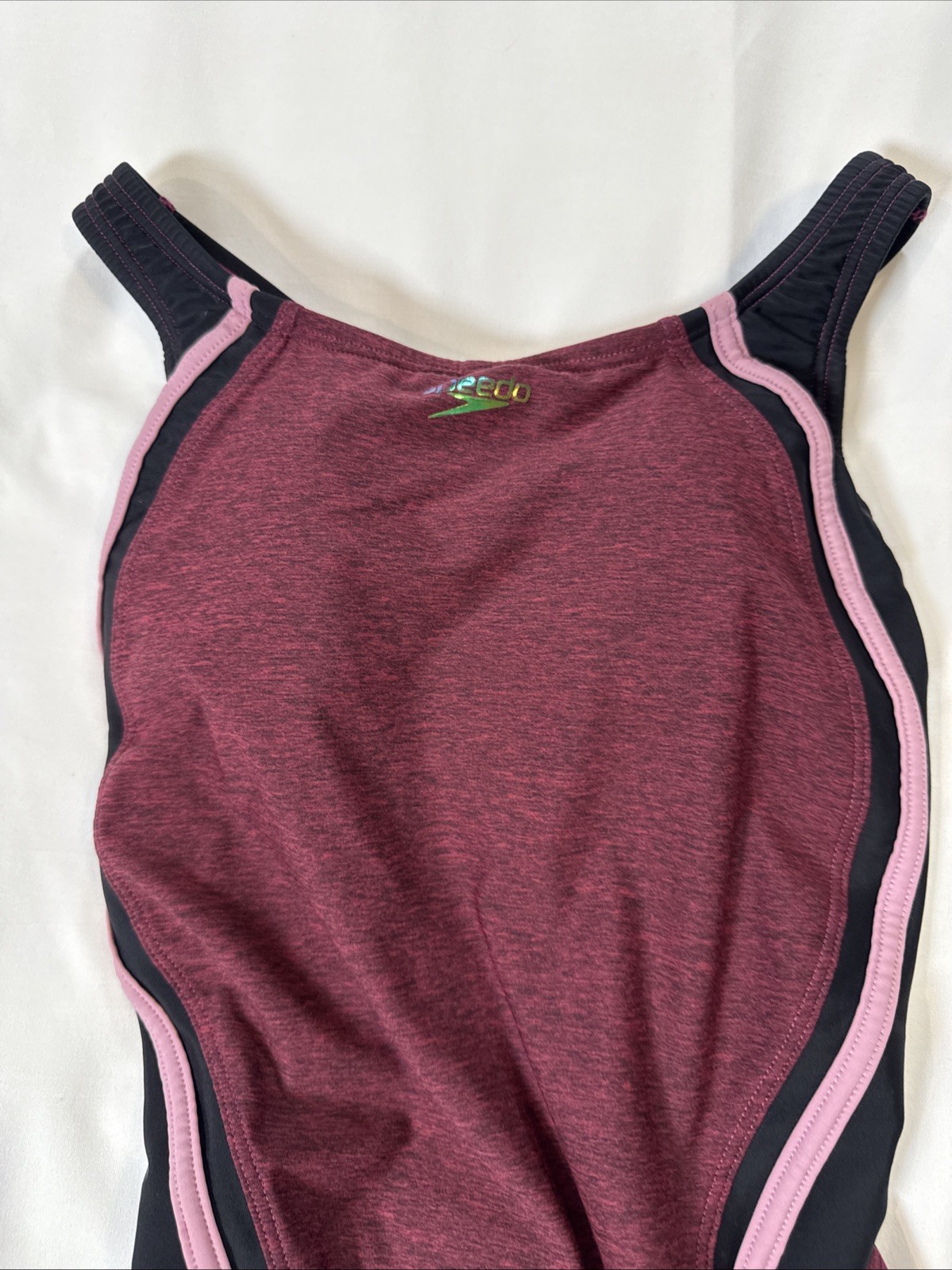 Speedo Women’s Launch Splice Endurance+ Cross Back Competition Swimsuit Size 6