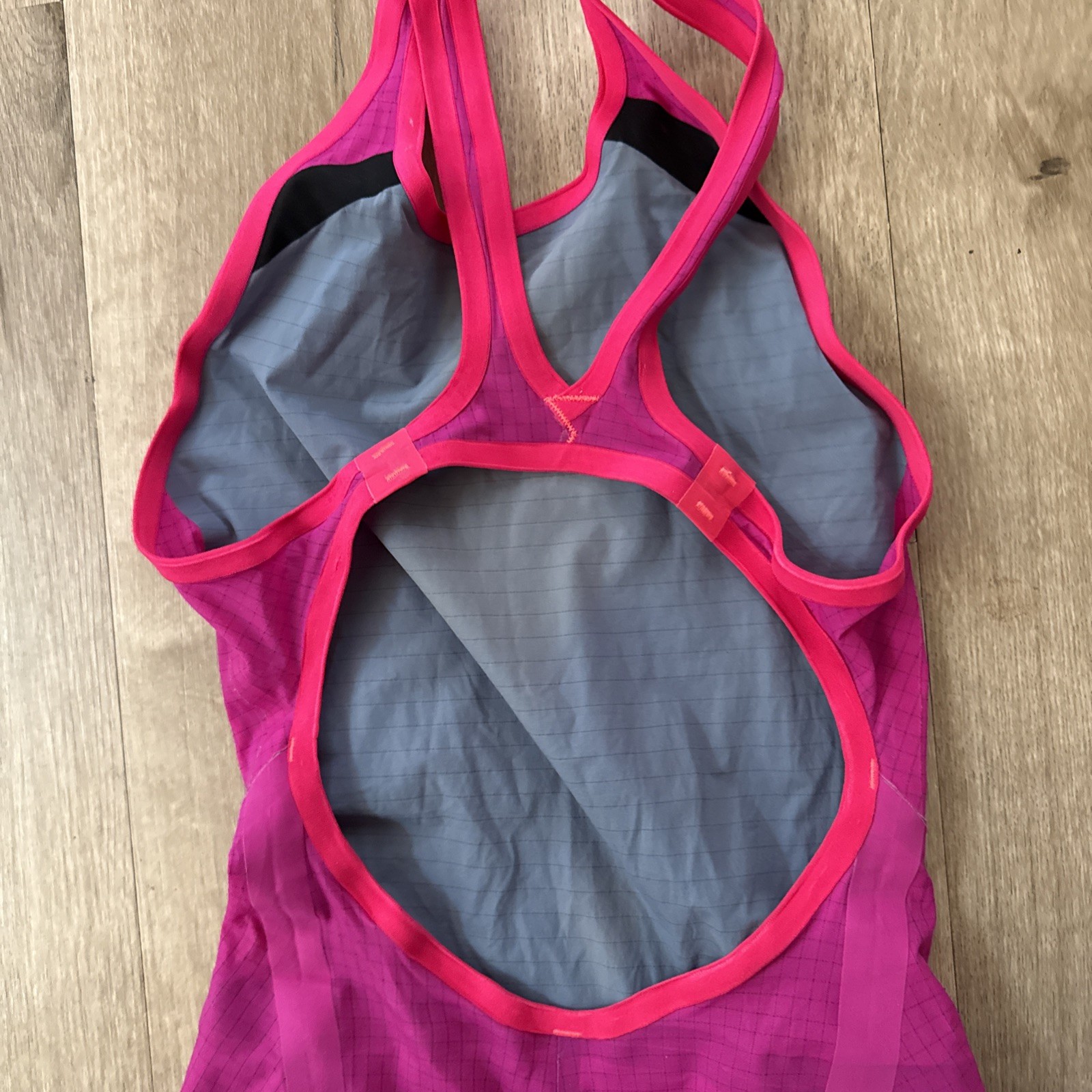 Arena Powerskin Carbon Flex Sz 34 Open Back pink tech suit competition swim
