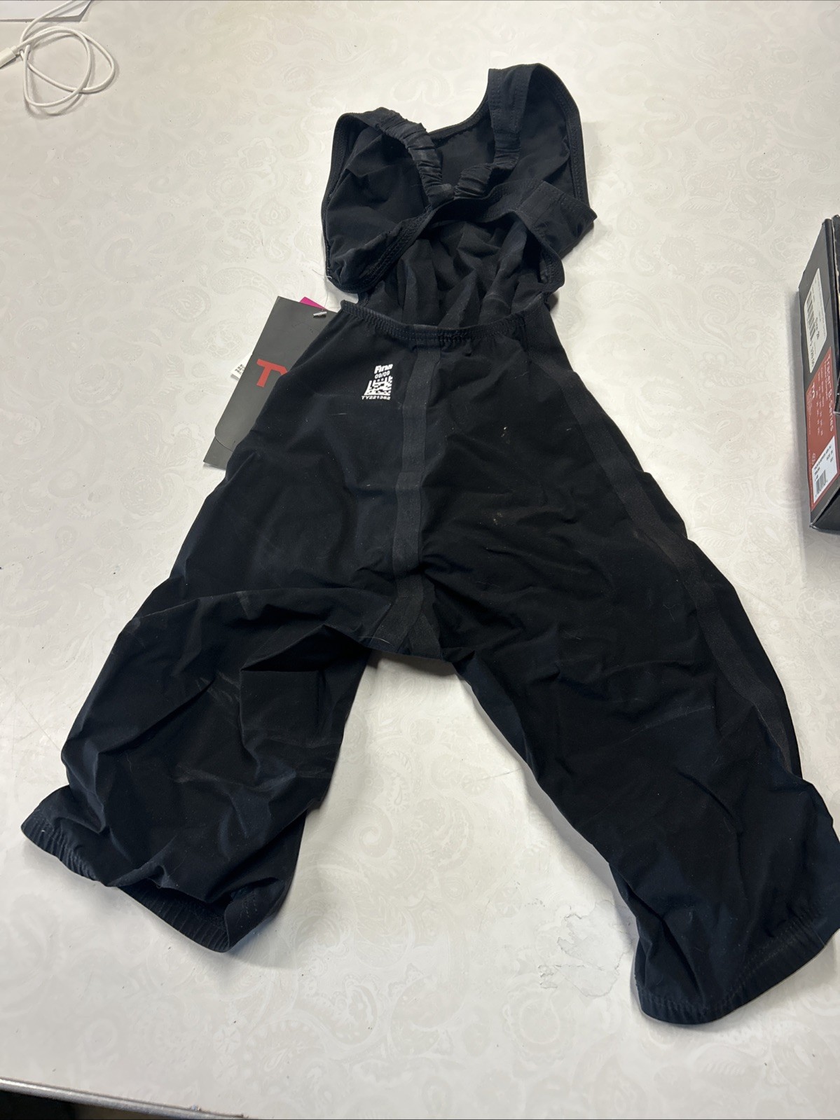 TYR Women’s 26 Black Tracer B-Series Aeroback Swim Short John USA Made New Box