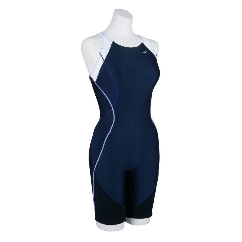Mizuno Women’s EZ SWIM Swim Fitness All-in-One Suit N2JGC32680 Navy/White 2025SS