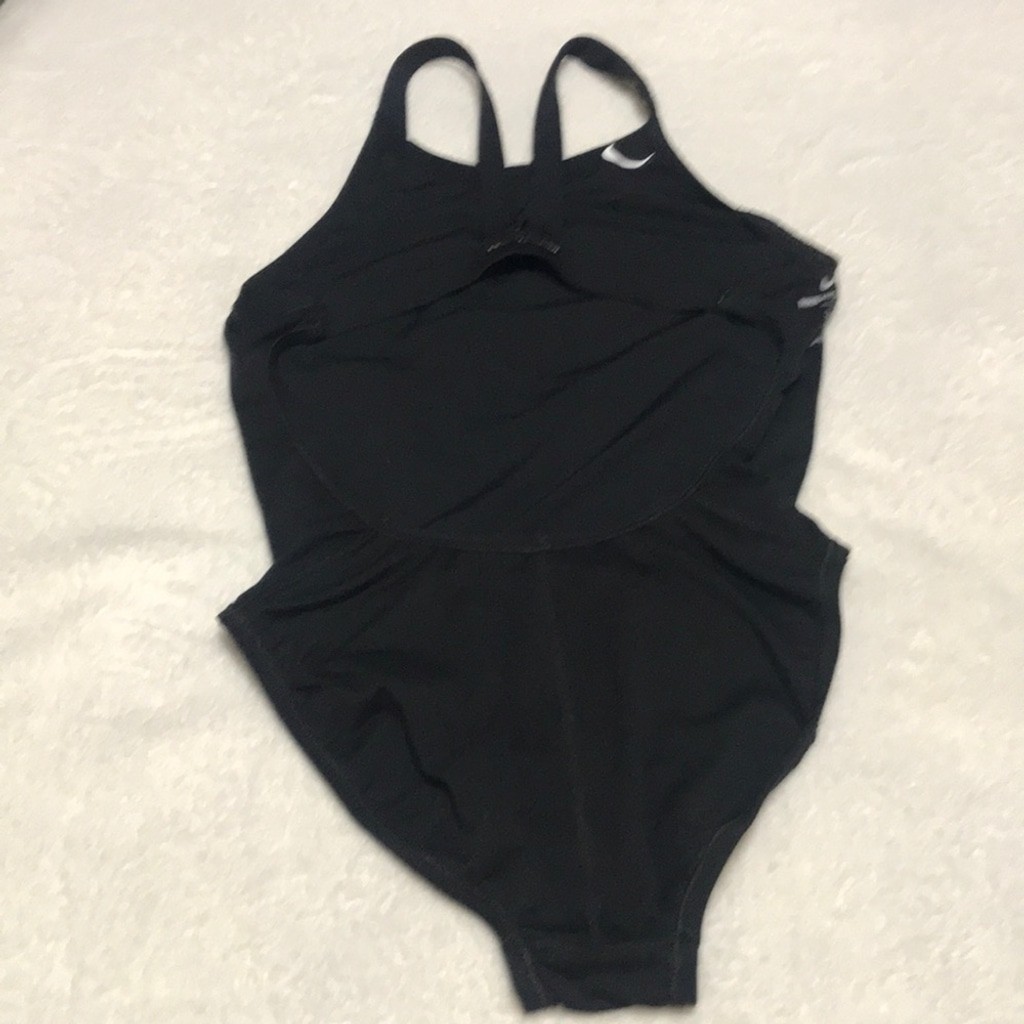 Nike Hydrastrong Black Competitive One-Piece Swimsuit 34/8