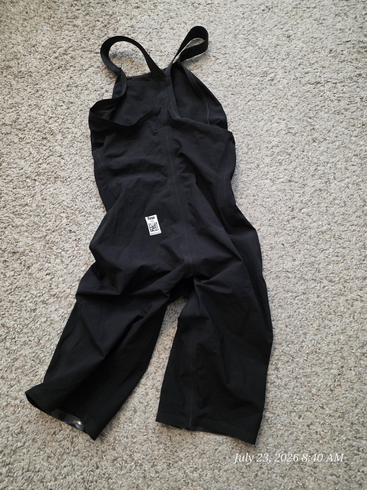 Speedo Women’s Competitive Kneeskin Swimsuit Size 24 Black