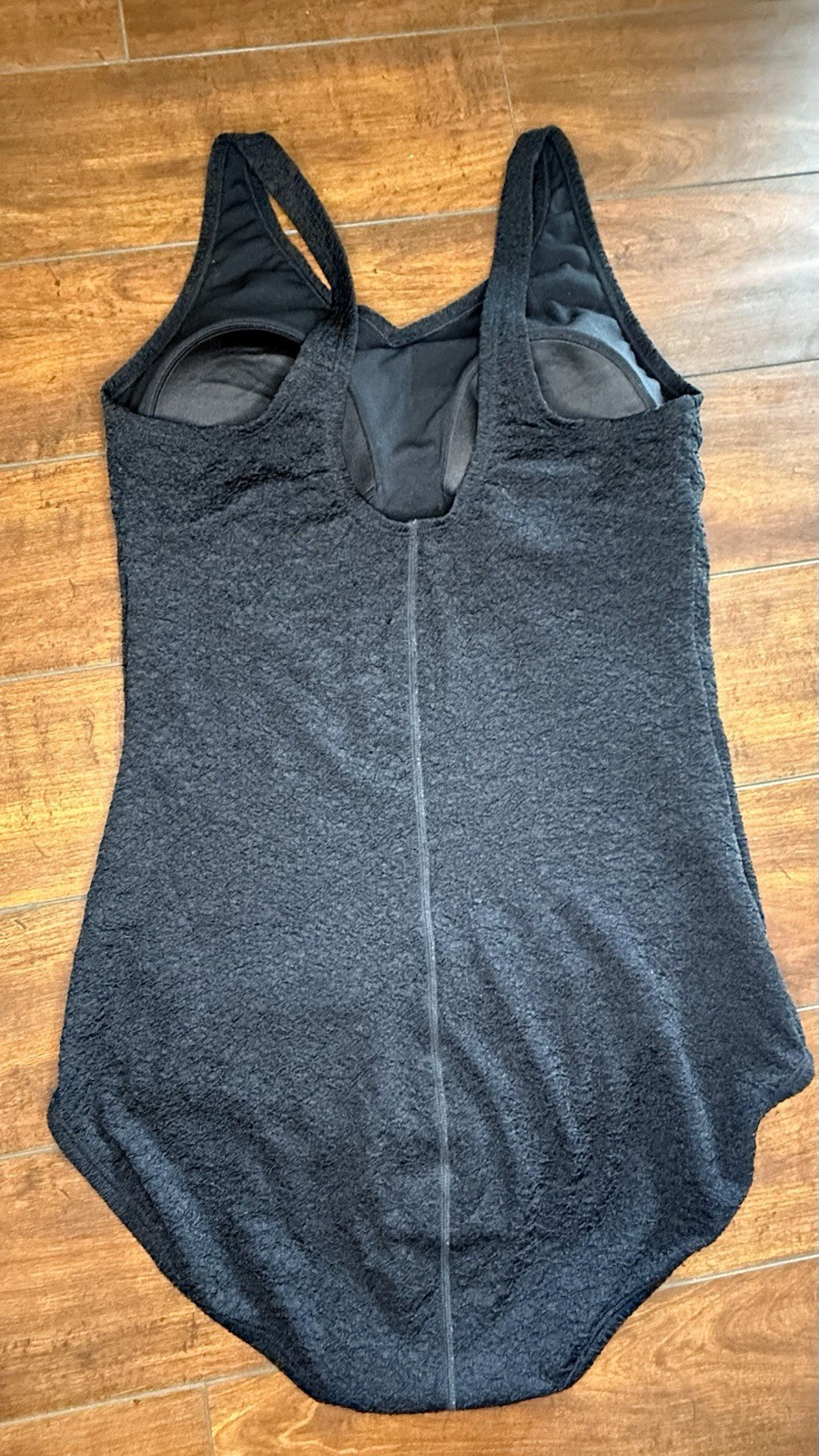 Speedo Women’s One Piece Swimsuit Swimming 100% Polyester Black Size 16