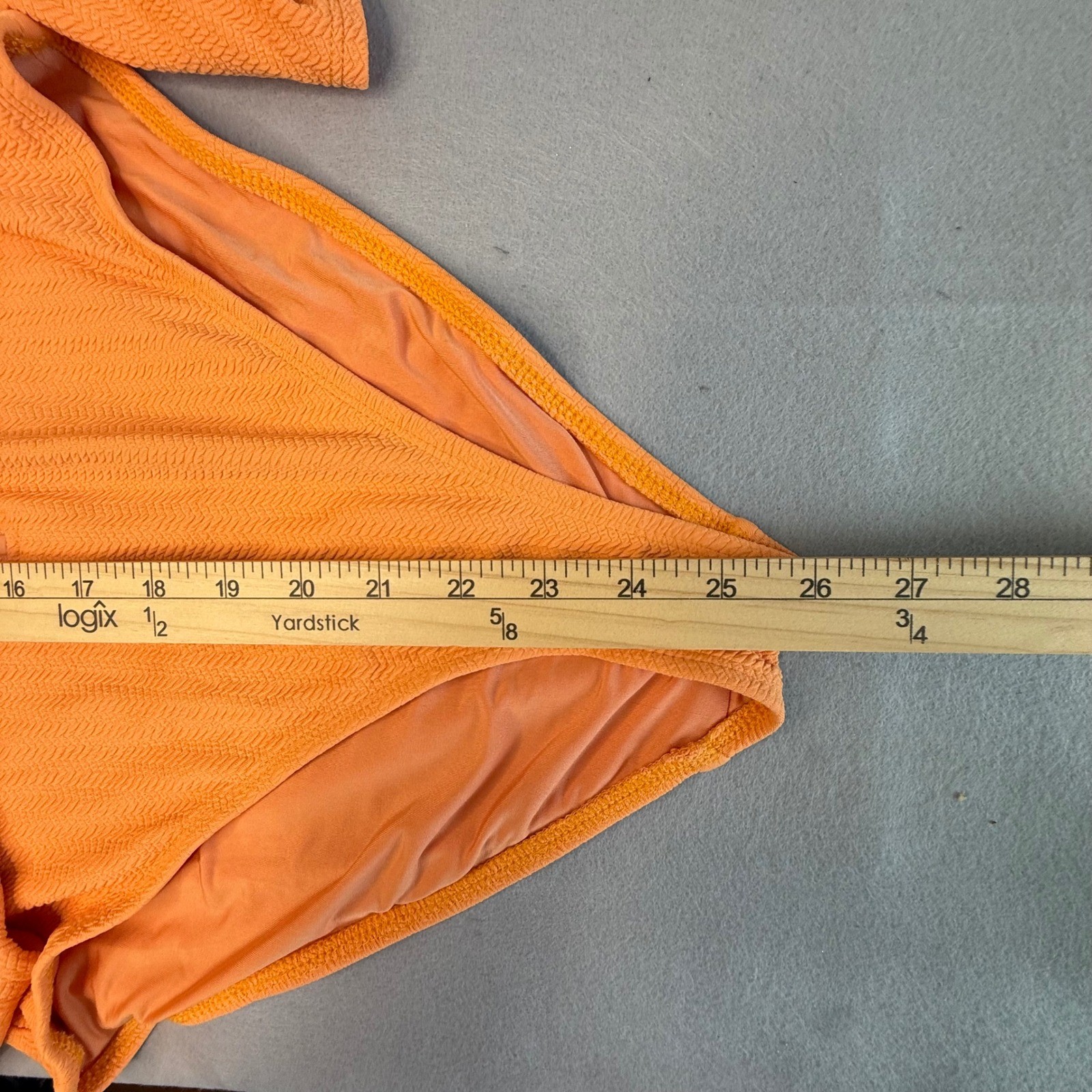 Womens Dippin Daisy’s Orange Swim Textured Half Zip Long Sleeved Rash Guard M