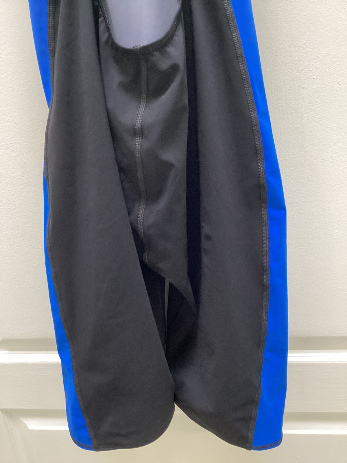 SPEEDO Power Plus Kneeskin, Competitive Racing Swimwear Black & Blue, size 14/40