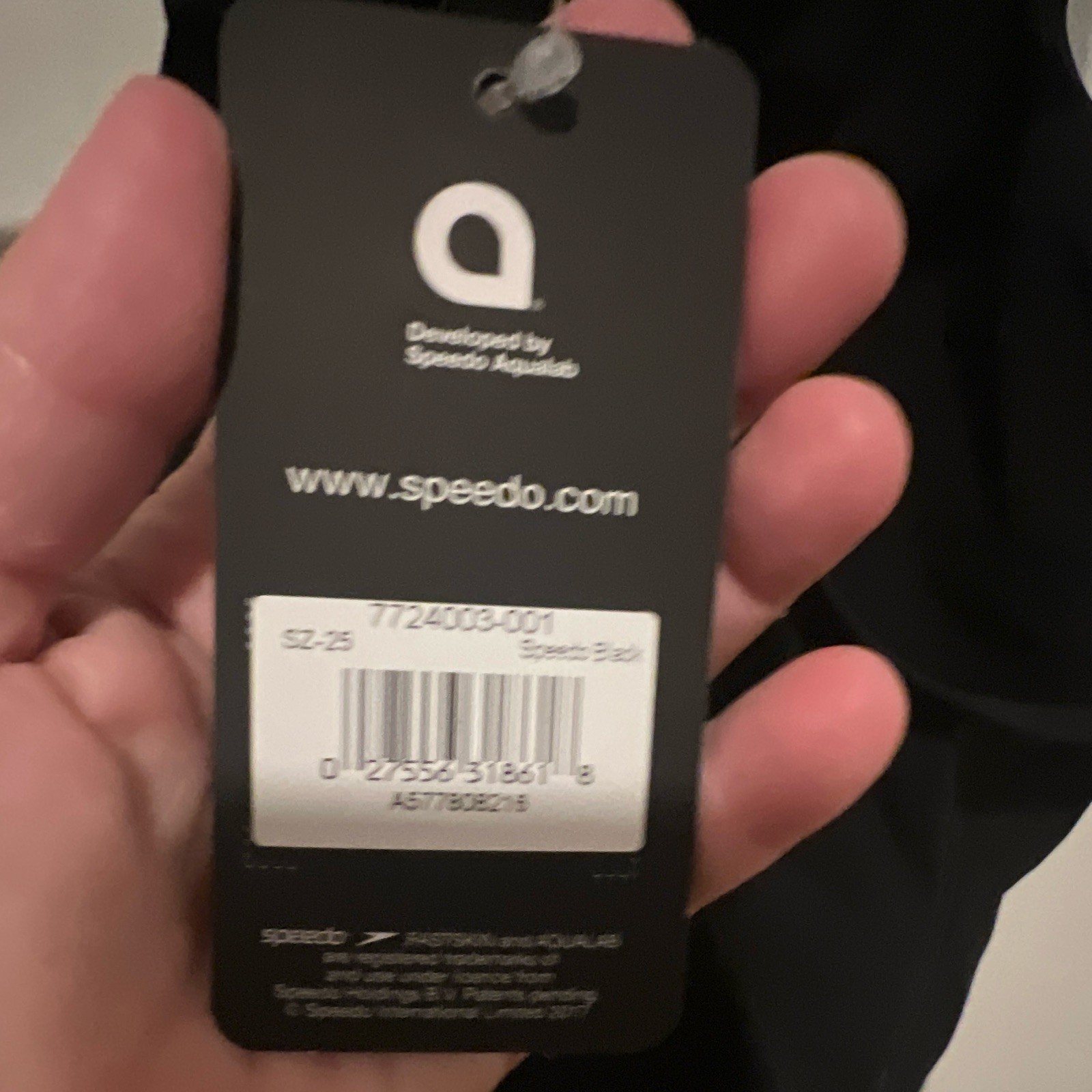 Speedo Fastskin LZR Pure Valor Kneeskin Tech suit 25 Black