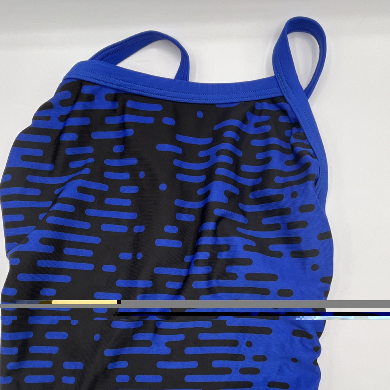 NEW Speedo Pro LT Women’s Competitive Swim One Piece Swimsuit Blue Black Size 24