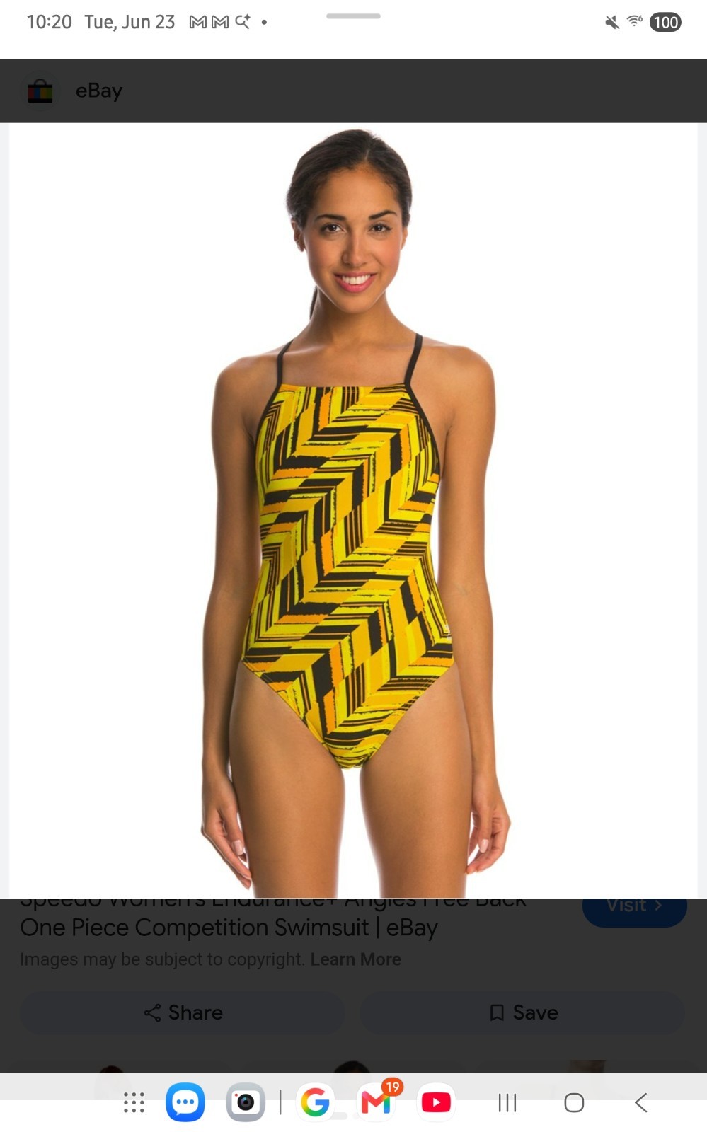 Speedo Women’s Endurance+ Free Back One Piece Competition Swimsuit Sz 28 NWT