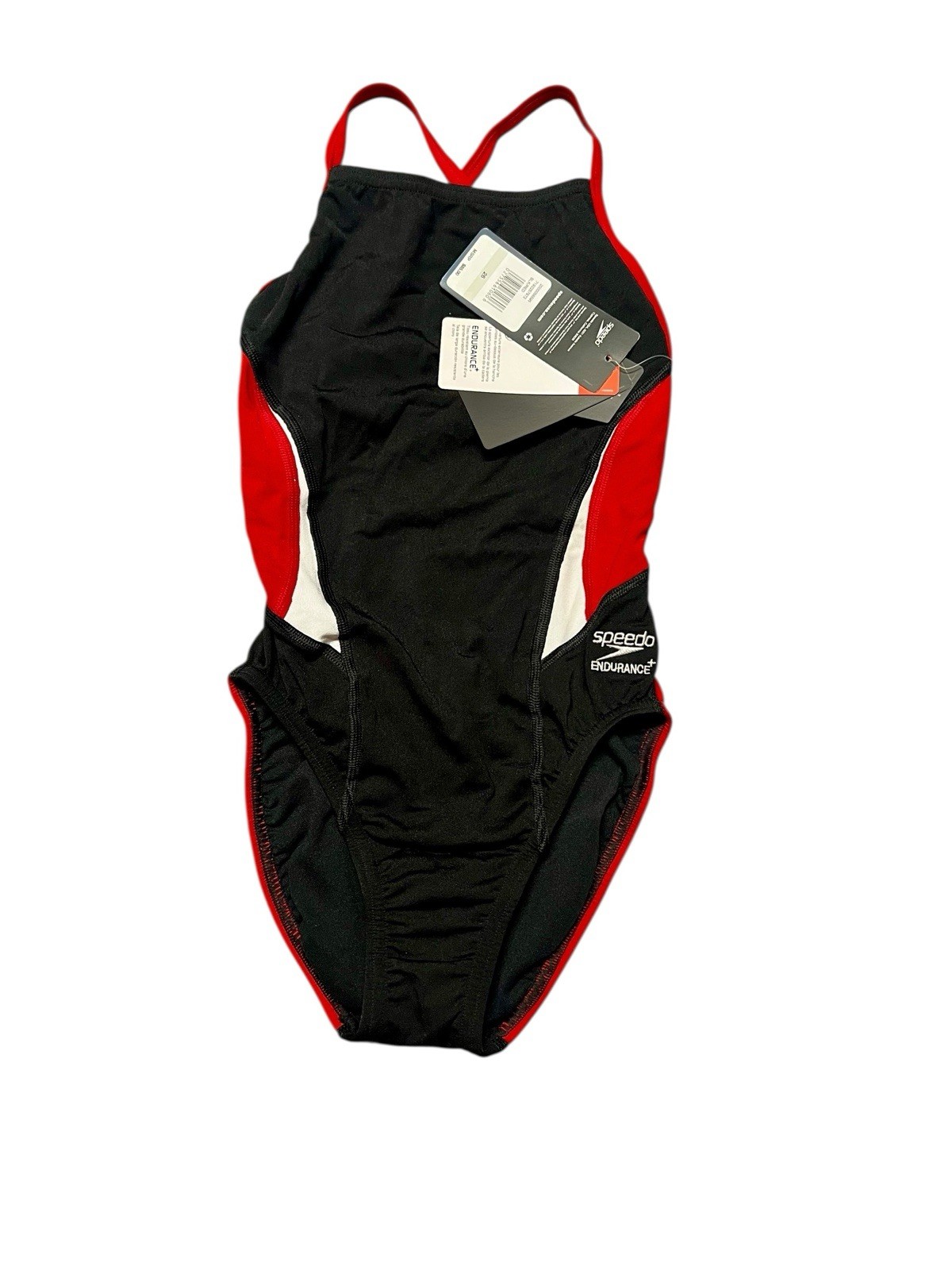 New With Tags Speedo Endurance+ Competition Racing Suit Womens 26 Crossback
