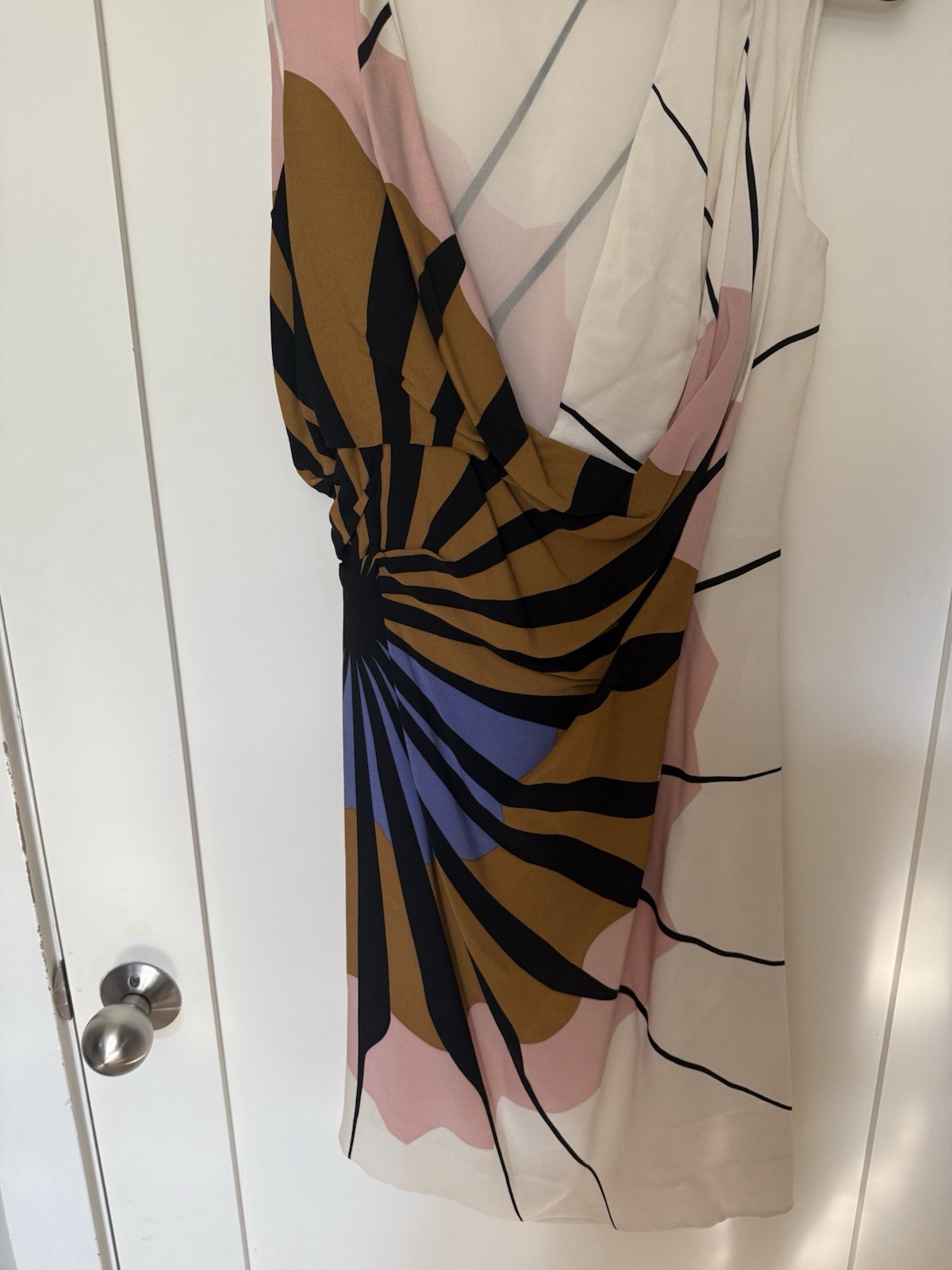 NWOT Diane Von Furstenberg Adalvino Silk Paper Sun Dress $465