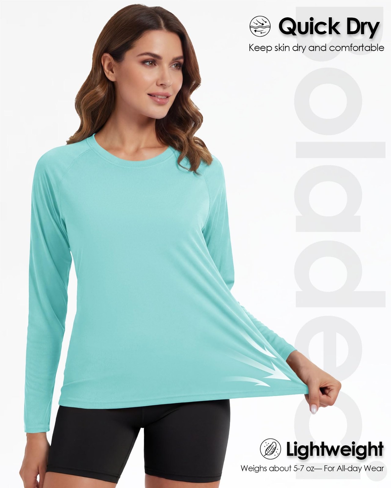 Boladeci Women’s Sun Shirts UPF 50+ UV Protection Rash Guard Long Sleeve Swim…