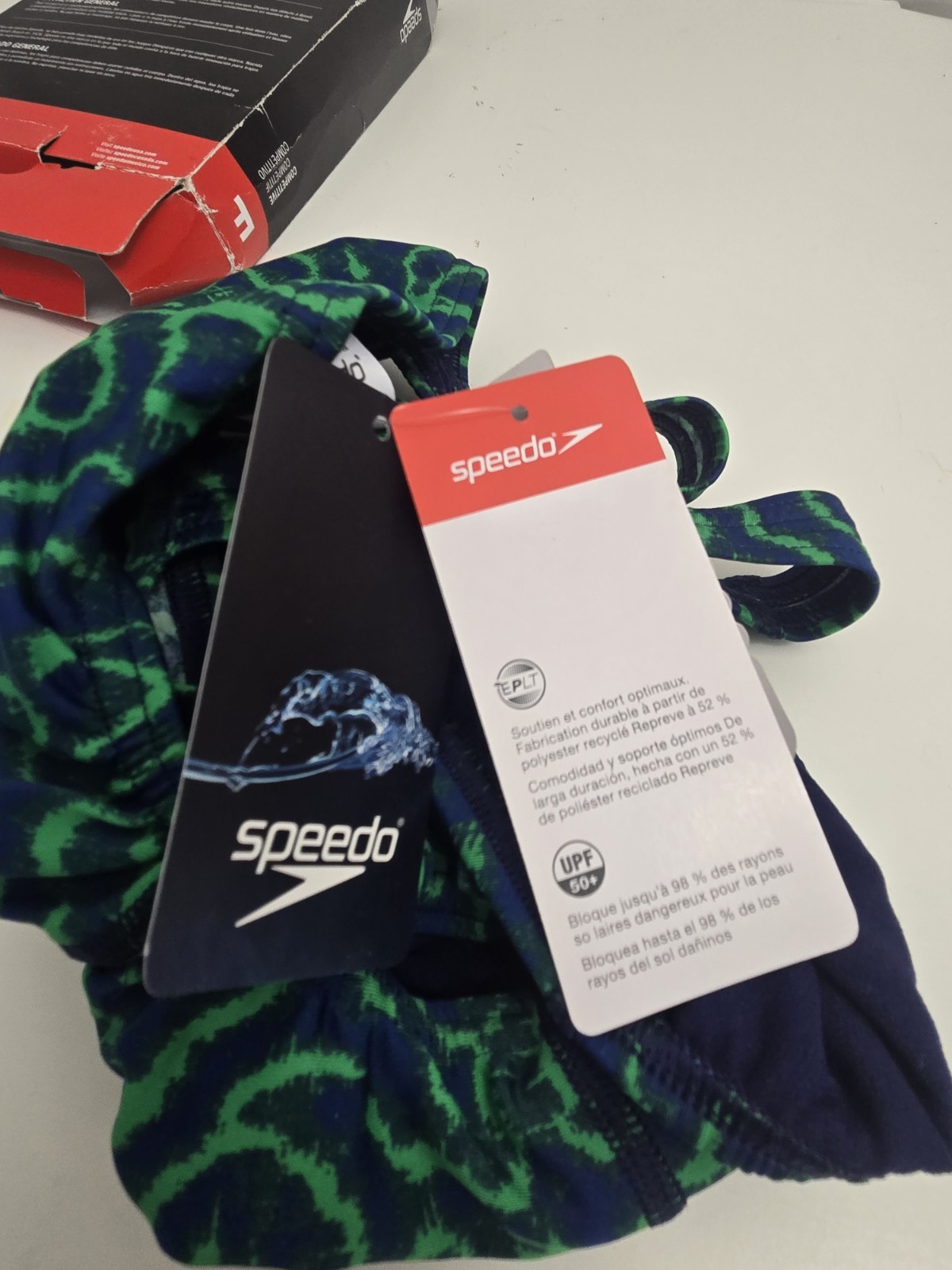 Women’s Speedo Competitive F Maze Super Pro 420 Blue/Green Sz 22
