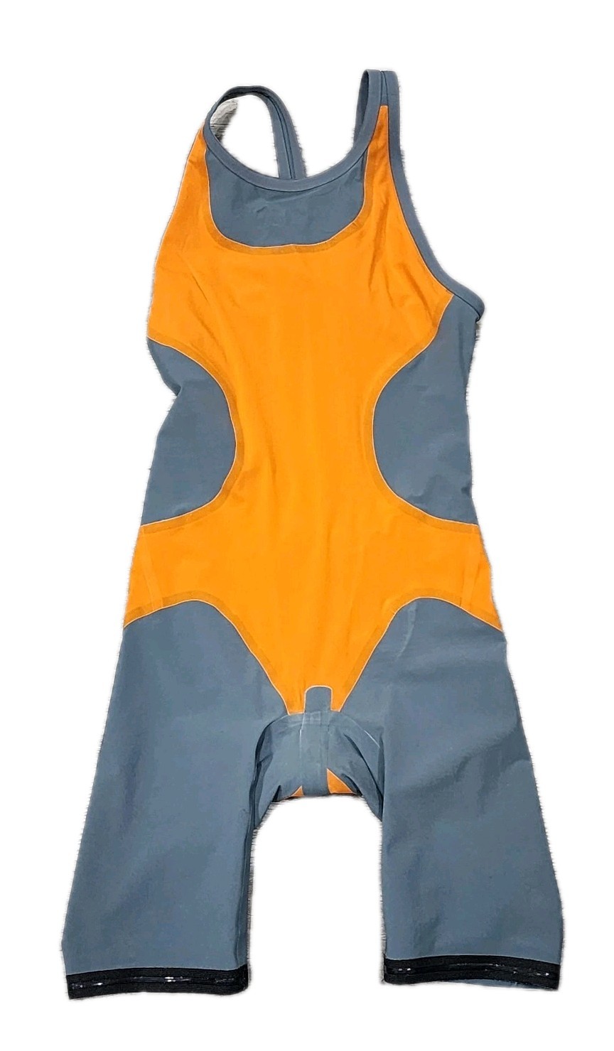 Arena Powerskin Women’s Open Back Tech Suit Gray/Orange Size 28 Racing