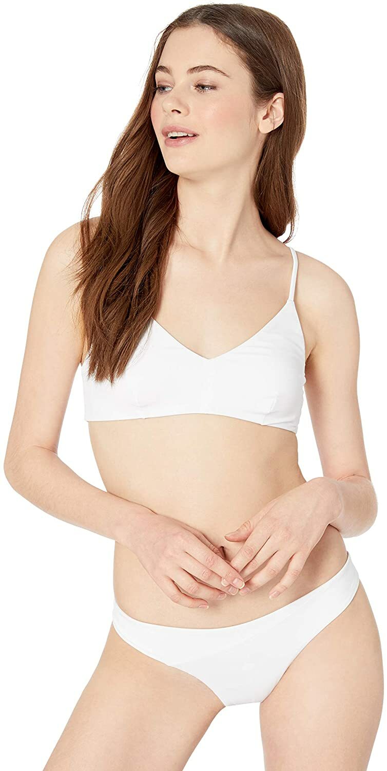 NWT – VOLCOM Women’s SIMPLY SEAMLESS MINI White BIKINI BOTTOM – XL