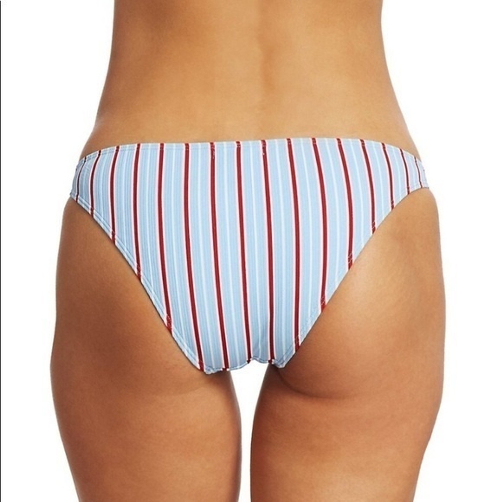 Onia Pin Stripe Ashley bikini bottom Blue Bell NWT Size XS WS06-39