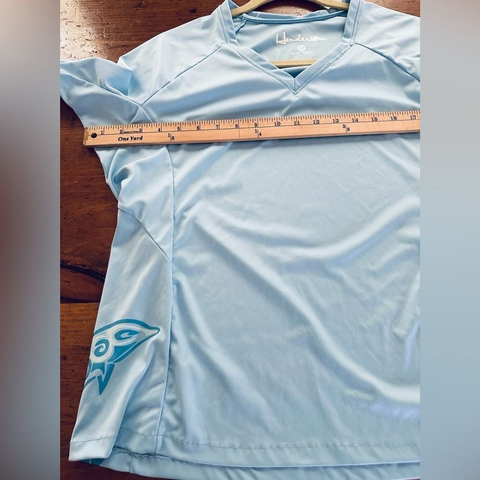 Henderson Aquatics Rash guard top Long Sleeve Sun protection Beach Vacay Sz 12