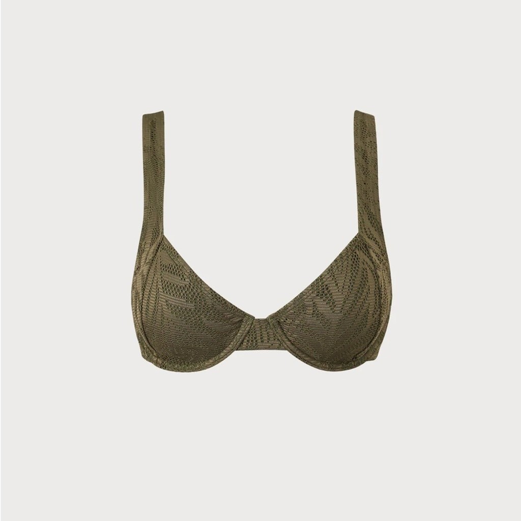 BERLOOK Crochet Underwire Bikini Top ONLY 09