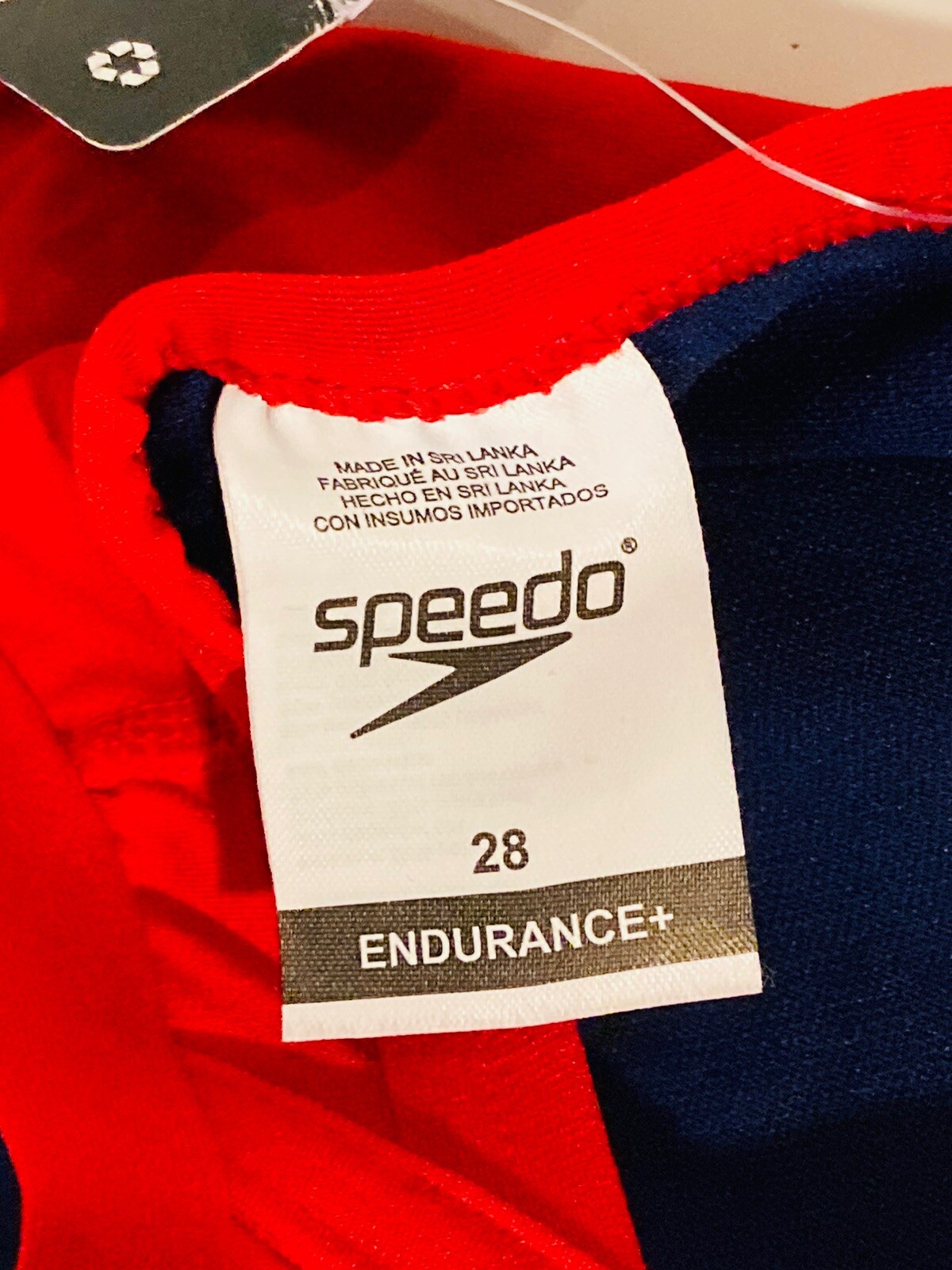Speedo Guard Women’s Flyback Endurance+ Training Swimsuit Size 28 Red Lifeguard