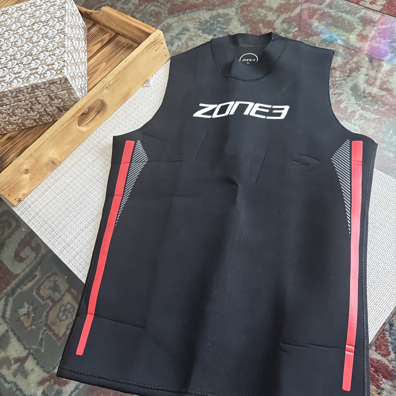 Zone 3 men’s Vest sleeveless Open Water Swim Wetsuit Small Tall