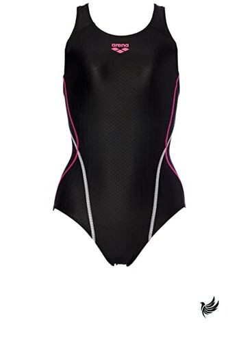 Arena Aqua Racing Women’s Racing Swimsuit Black and Pink (BKPK) sizeS
