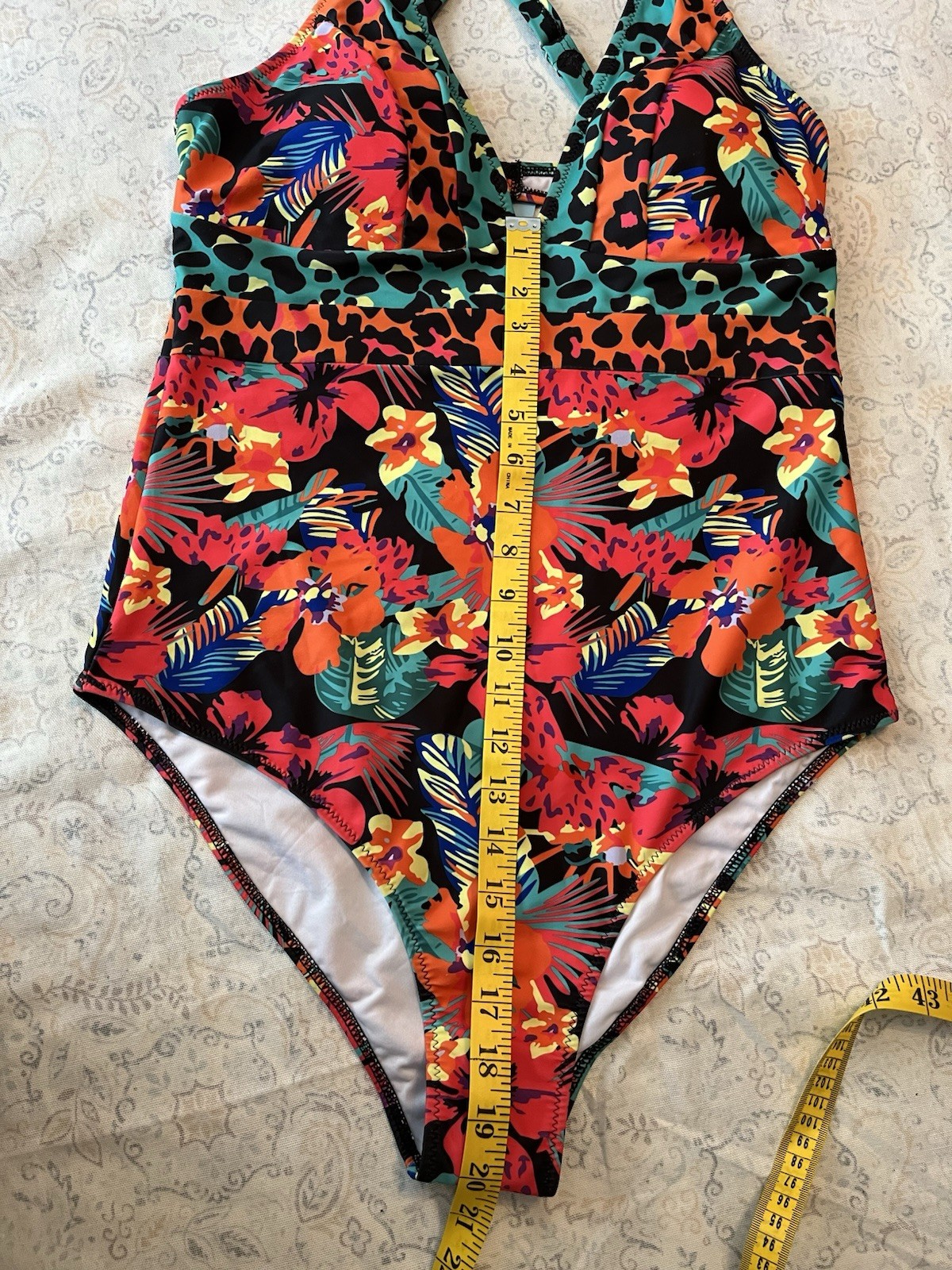 Live Life On The Beach, Women’s Swimsuit Multicolor XL One Piece