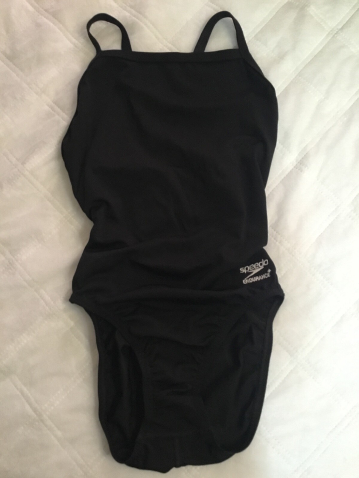NWT Speedo Swimsuit Endurance+ Black Size 30 $75