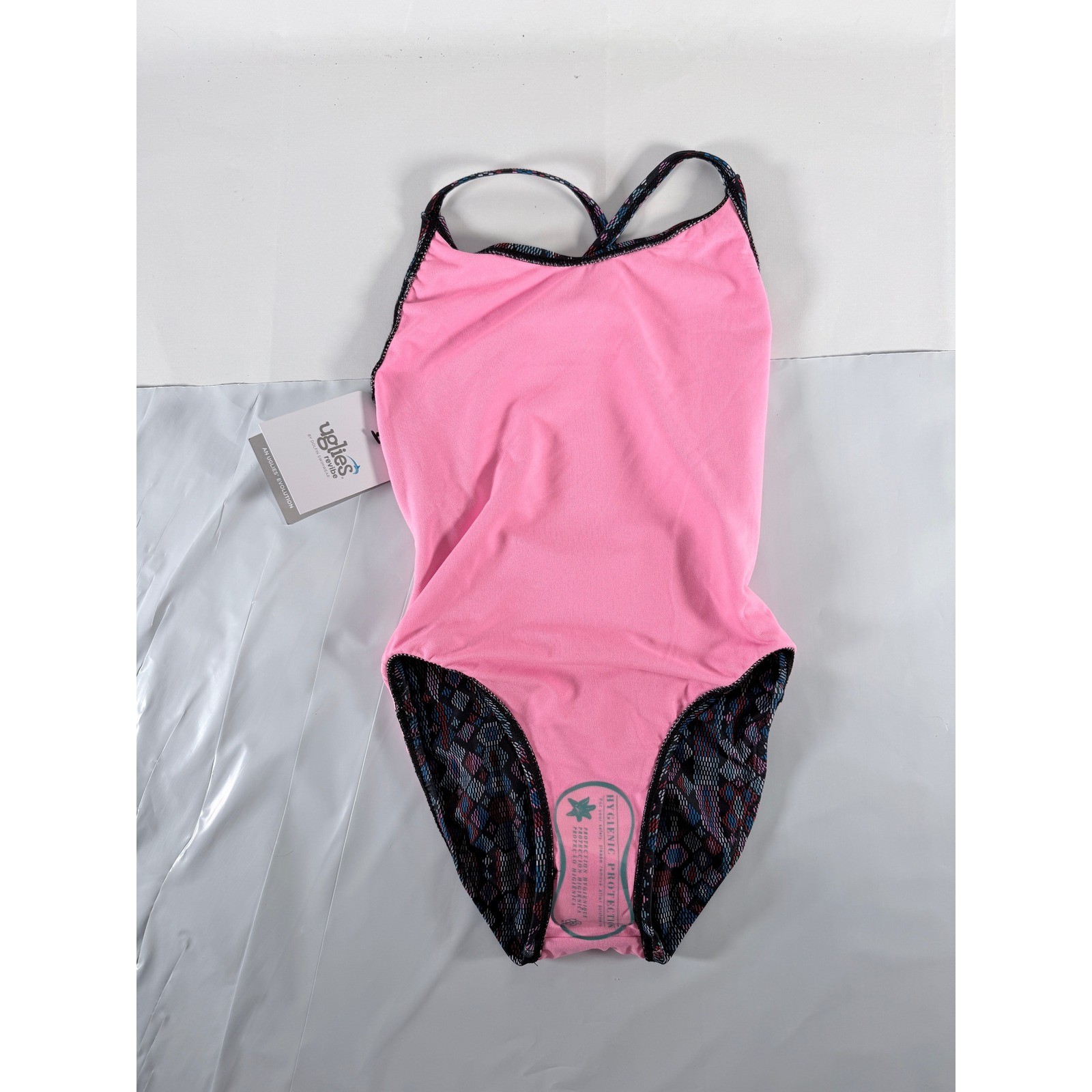 Dolfin Uglies Women’s Size 30 XS One Piece Swimsuit Geometric Diamond NWT