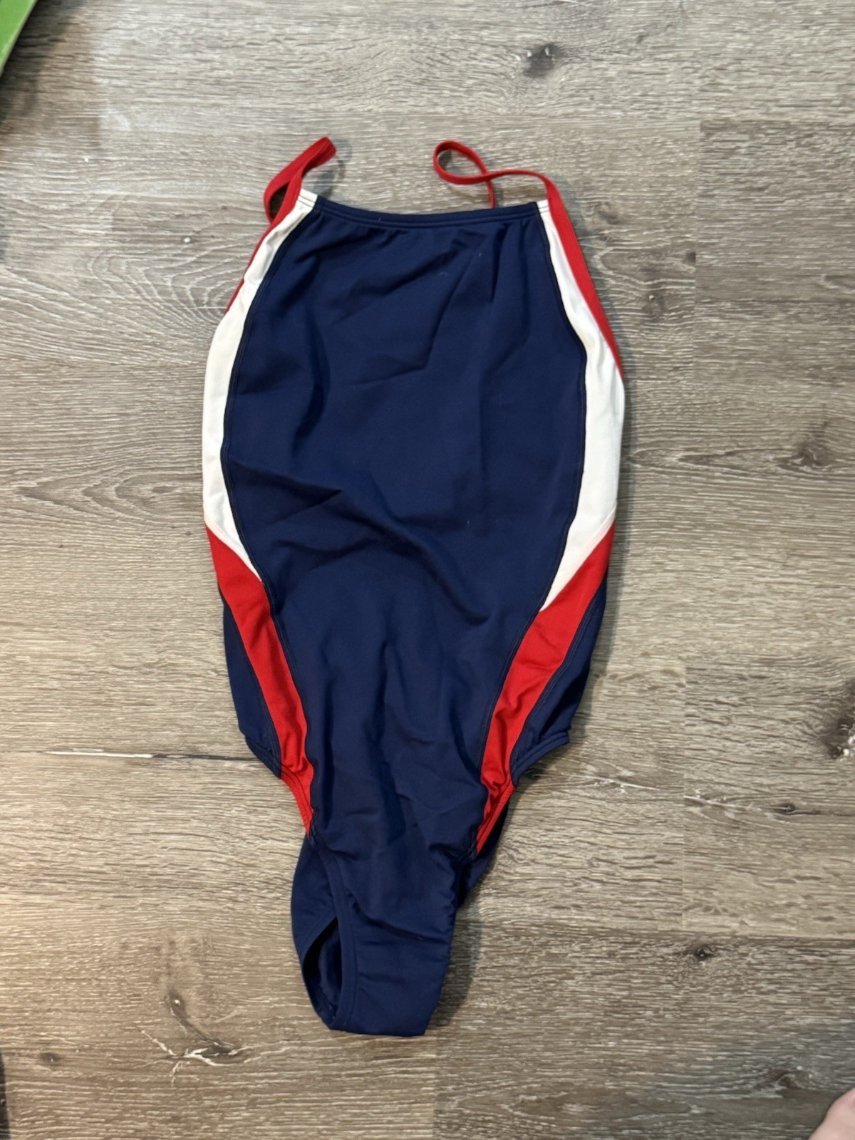 Lot of 3 Competition Swim One Pieces Red White Blue Speedo Endurance + TYR 6/32