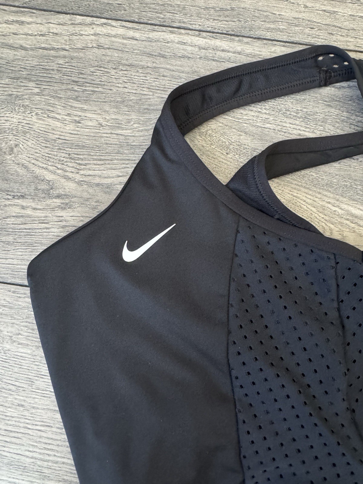 Nike One Piece Competitive Swimwear Swimsuit Swimming Black Size M