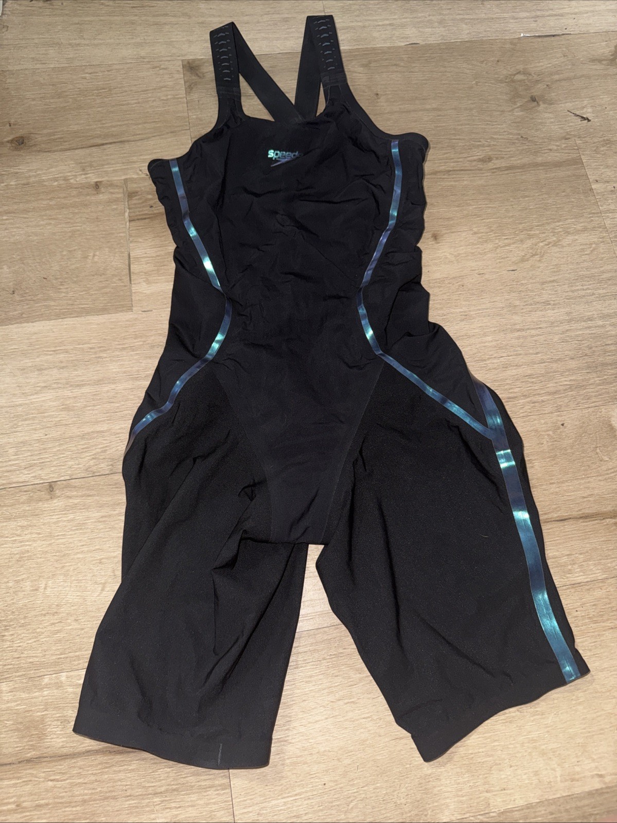 Speedo Women’s Lzr Racer X Closed Back Kneeskin Swimsuit Black Size: 22 Tech