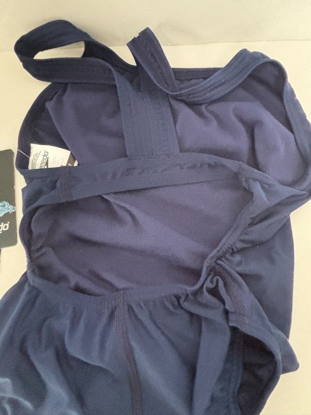 NWT Speedo Swimsuit PRO LT Womens 30 (4) Navy Blue SEE SIZING