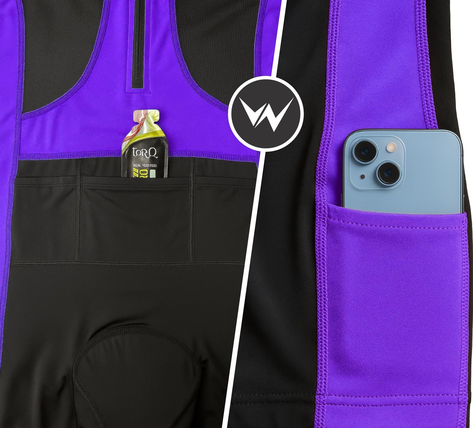 Wixen Women’s Triathlon Suit – Padded One-Piece Sleeveless Trisuit w