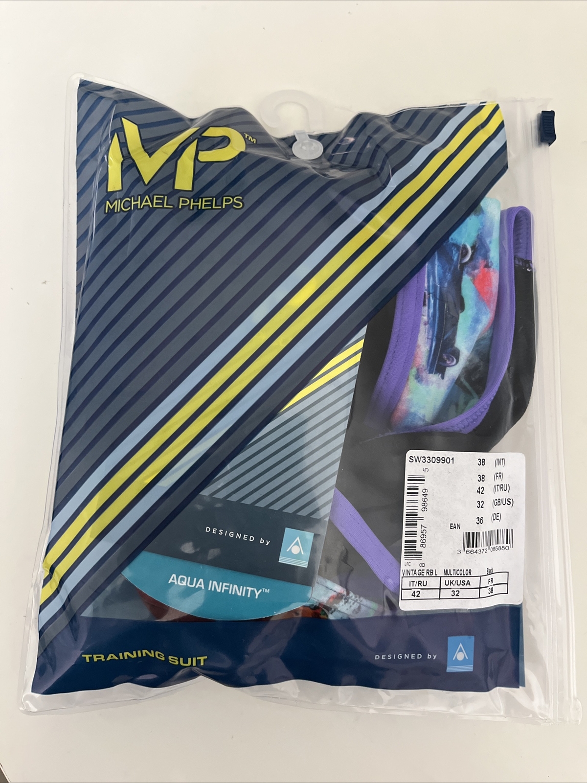 Size 32 Michael Phelps Training Racing Swim Suit Aqua Infinity Tech! Women Cars