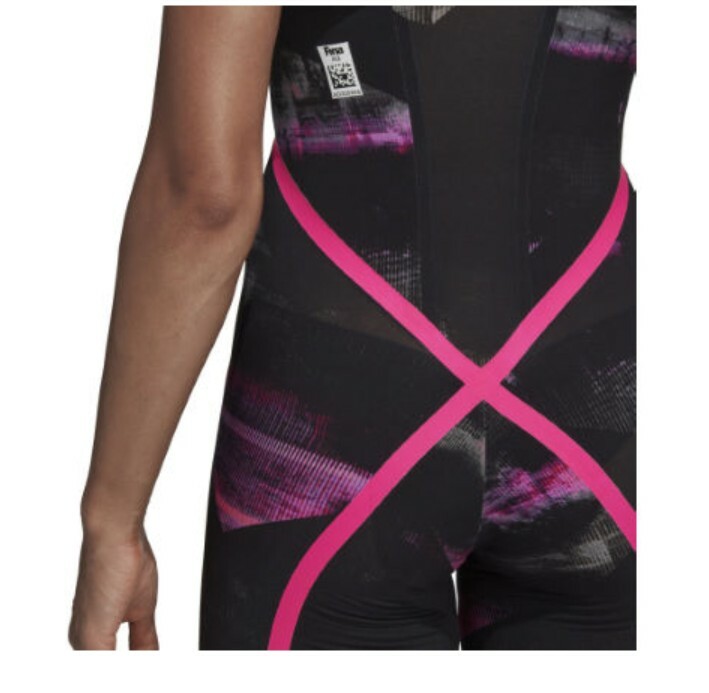 adidas Adizero XVIII Freestyle Open Back Swimsuit – Women’s Swimming Size 20″