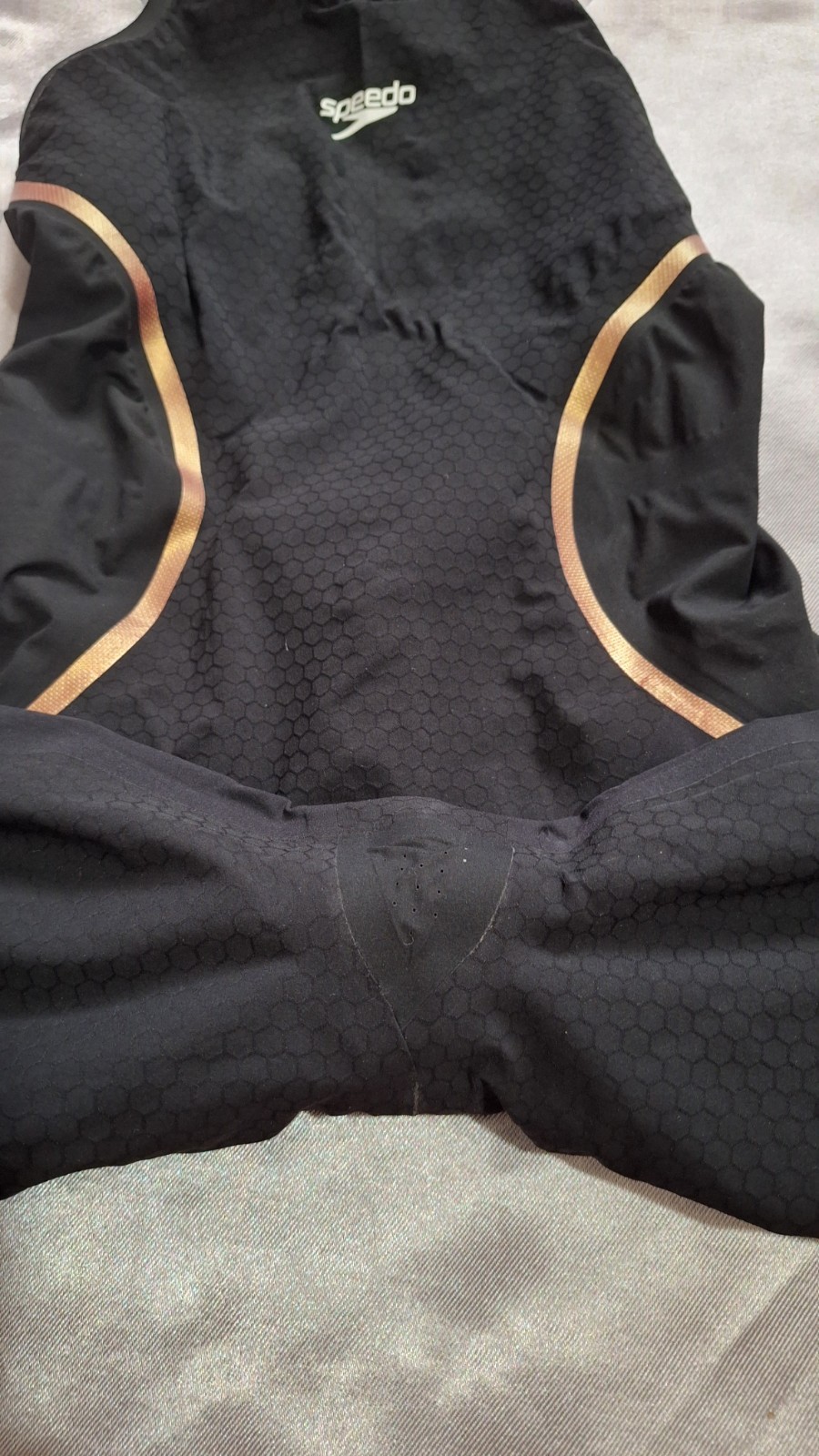 Speedo Fastskin LZR Pure Intent 8-11974 Suit Kneeskin Black/Rose Gold Size 23