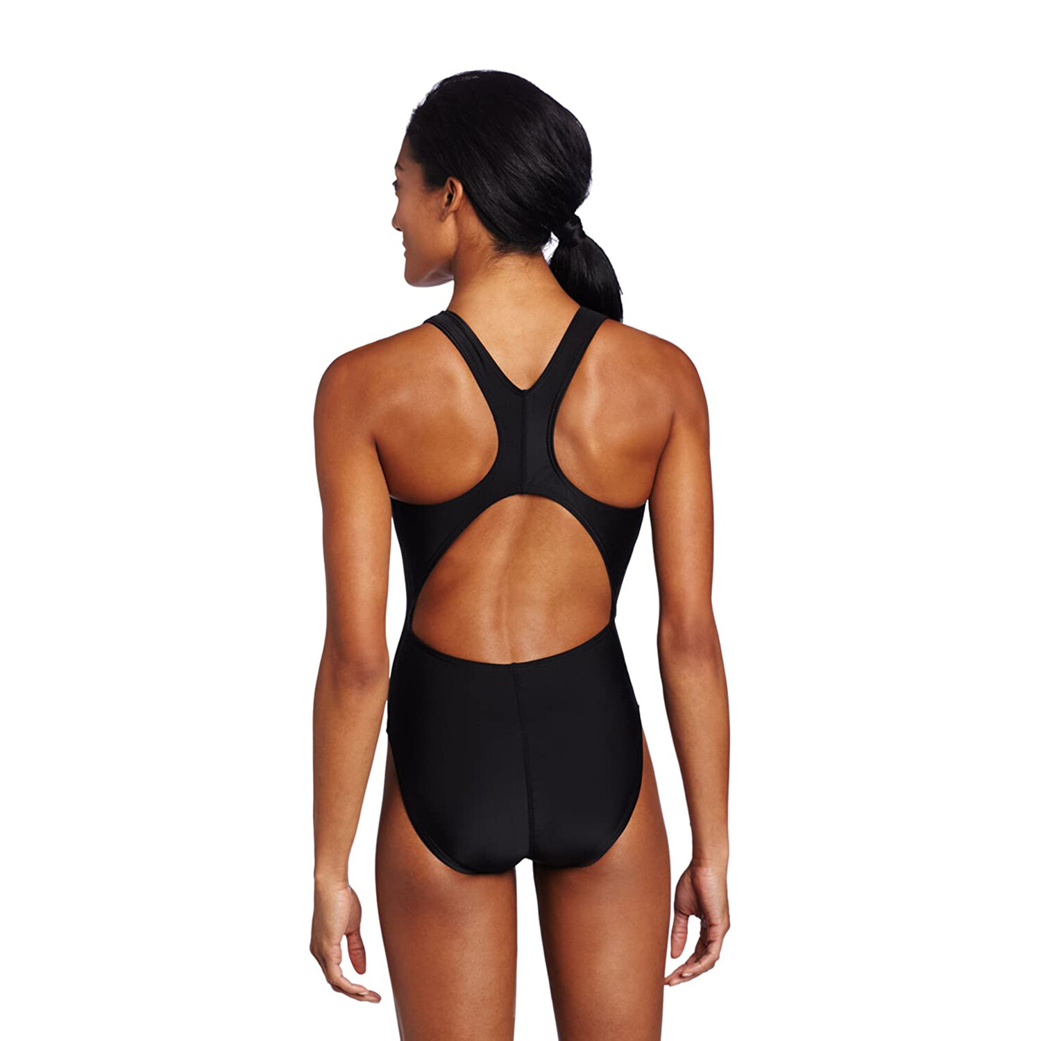 Open Box The Finals Women’s Xtra Life Lycra Super V-Back Swimsuit -Black-Size 22