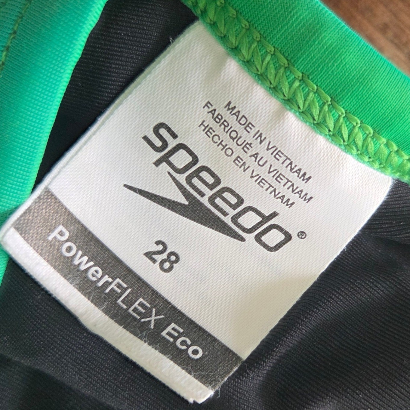 Speedo Crossback PowerFLEX Eco One Piece Swimsuit Competitive Swim Size 28
