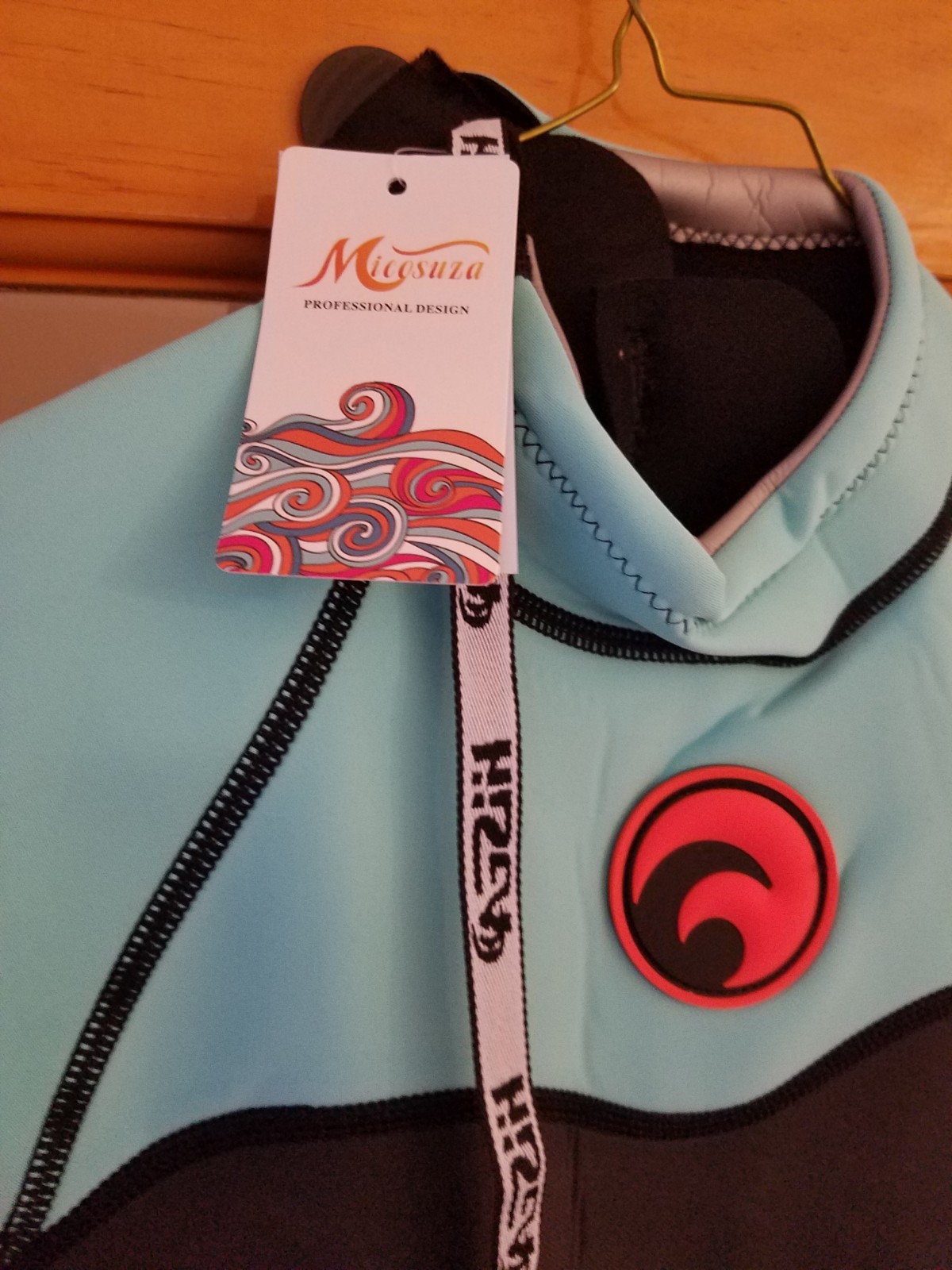  MICOSUZA Women’s Full Body One Piece Surf Swim Snorkel Suit XL NWT